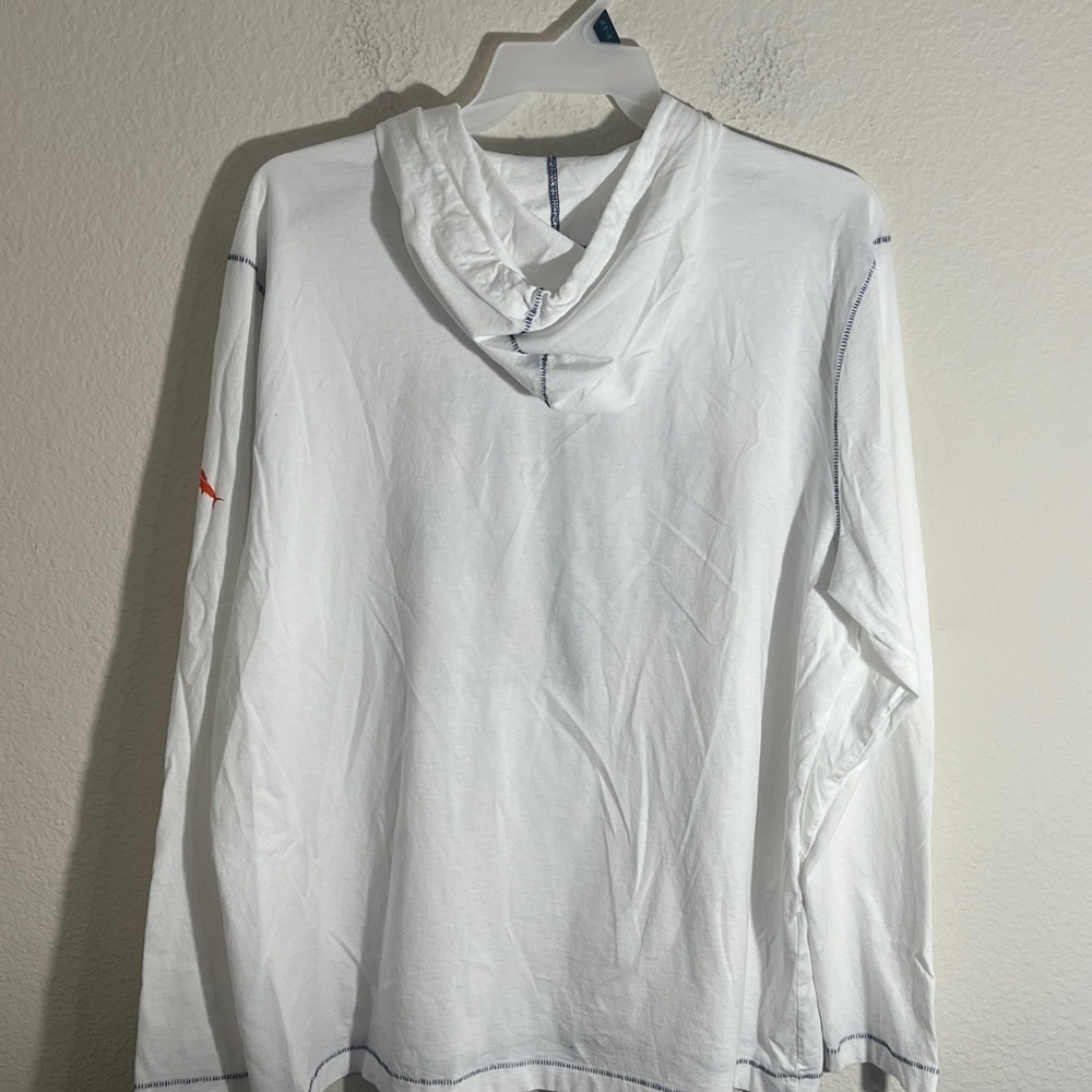 Chicago Bears men’s Tommy Bahama Graffiti Touchdown Pullover Hoodie Sz XXL White - Picture 7 of 7